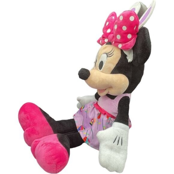 Disney Minnie Mouse Plush Doll 21" Pink Bow & Dress Polyester - Picture 6 of 6